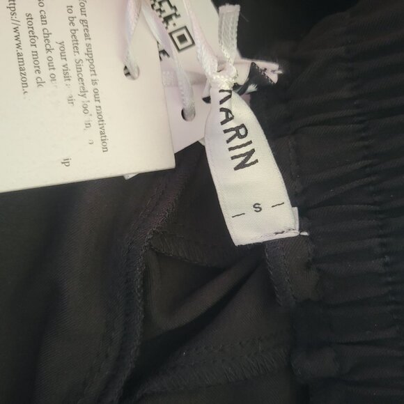 Grace Karin High-Waisted Paperbag Pants Tie Belt & Bow Ankle Detailing - S NWT - Picture 5 of 5